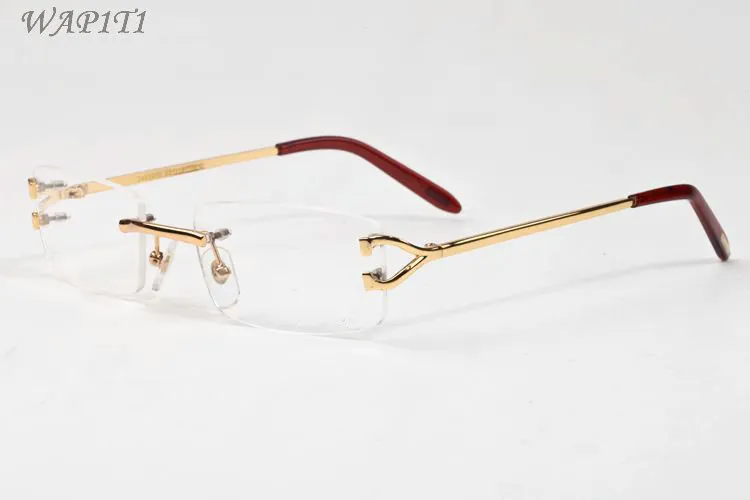 очки кадр прозрачные линз очки для женщин роскоши рога буйвола очки унисекса мужских спортивных очков с золотой оправой очков фра
