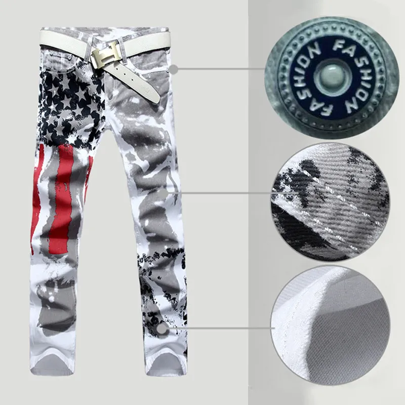 Moderiktiga herrjeans med vingar, amerikansk flagga, plusstorlekar_voghion.com
