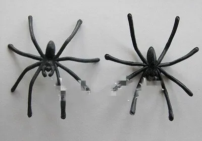 4.5 * 5cm Halloween Plastic Black Spider Joki Brinquedos Decorationng Realistic