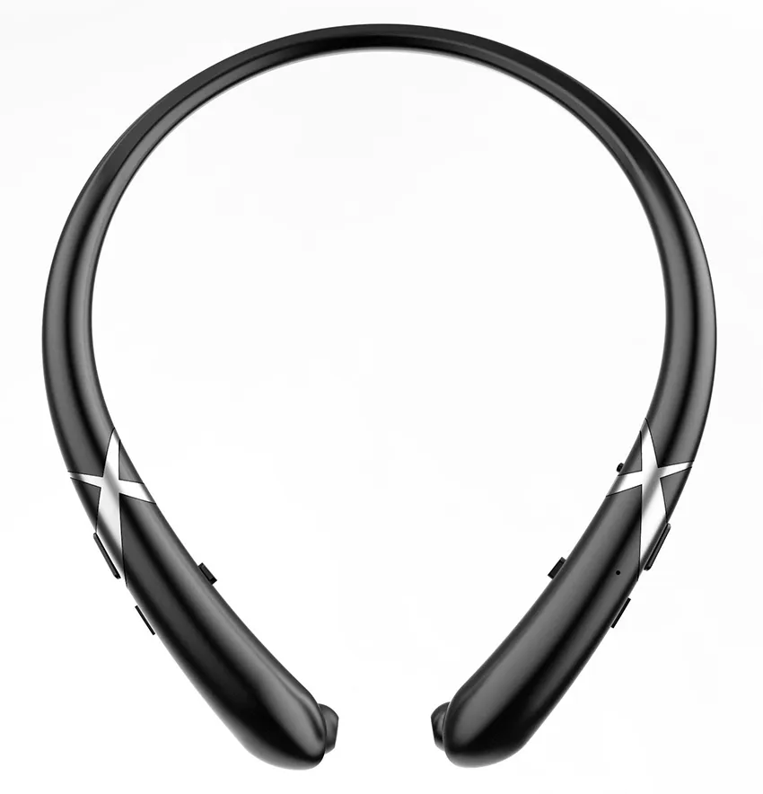 HX965 سماعات بلوتوث اللاسلكية CSR4.1 Neckband Headphones قابل للسحب سماعات سماعات رياضية مع مايكروفون للهواتف الذكية الروبوت iPhone