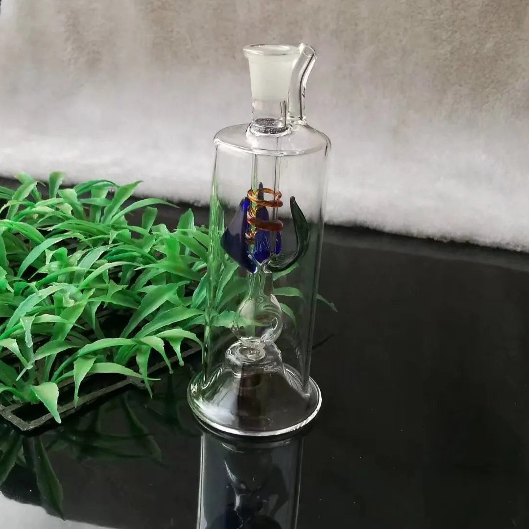 Les tuyaux multi-fleurs n'envoient pas d'électrons ﾠ , Bangs en verre en gros, narguilé en verre, accessoires pour pipes à fumée