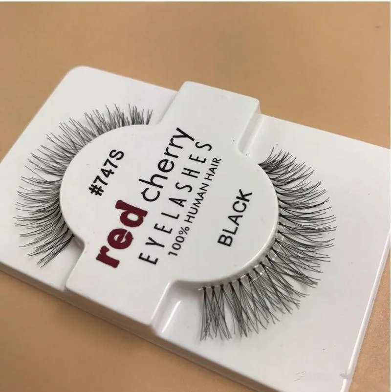 RED CHERRY False Eyelashes 100 Handmade Hair Strip Lash Fake Eye Lashes S M L6892028