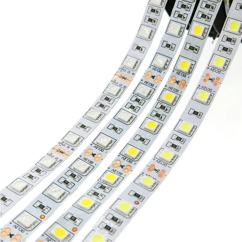 5050 Led RGB Strips Lights 12V Waterproof Led Rope Lights Strips 5M 300LEDs For Christmas KTV Bar Lighting