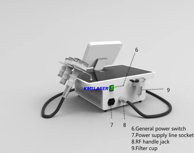 Dokunmatik ekran 3 kafaları Vakum RF LED terapi Vakum emme vücut şekillendirme yüz bakımı kırışıklıkları kaldırma kilo kaybı salonu spa ev eşyası