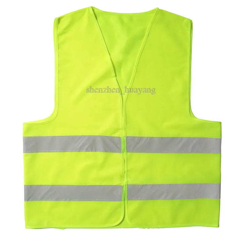 High Visibility Working Safety Construction Vest Warning Reflective traffic working Vest Green Reflective Safety Clothing LJJC1792 