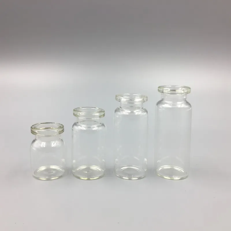 5 7 10 15 20 ml Klarglas-Korkflasche, Miniatur-Glasflaschenfläschchen mit Korken, leere Probengläser, klein