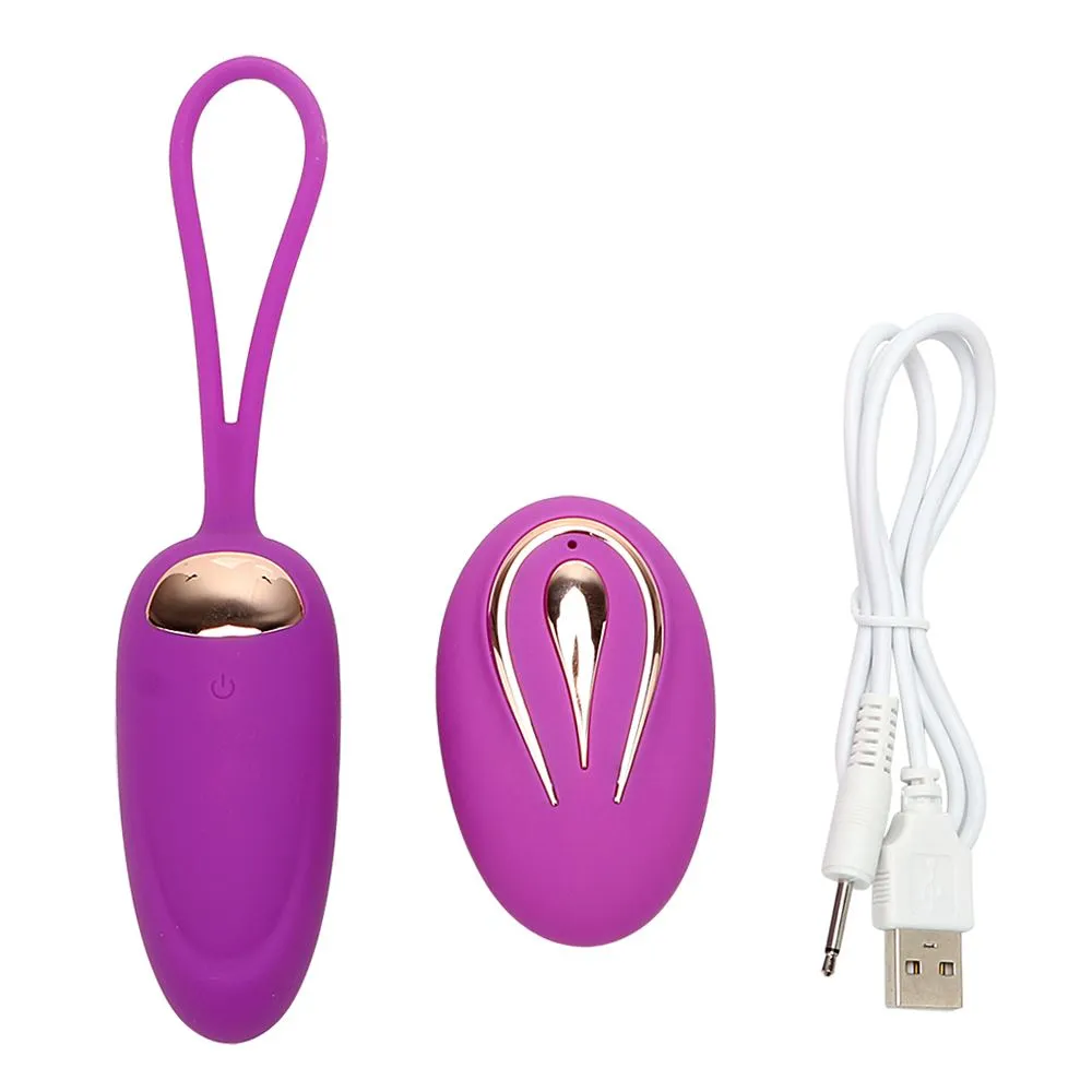 Ikoky 12 hastigheter vibrerande ägg USB uppladdningsbar erotisk klitoris stimulator trådlös fjärrkontroll vattentät sexleksaker för kvinnor Q170718