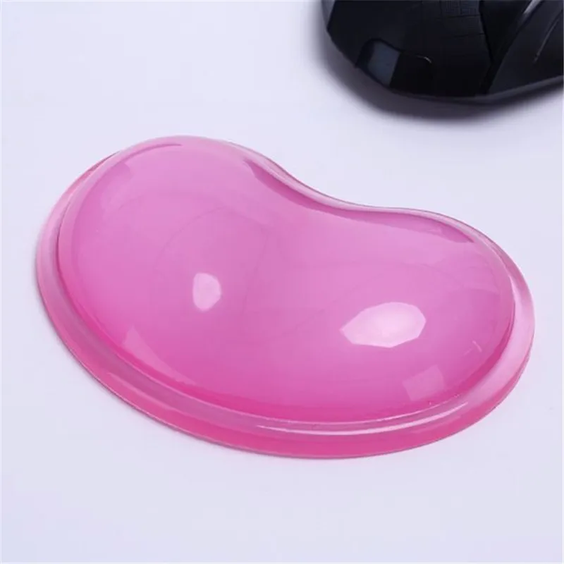 Confortável macia mouse pad de silicone mouse pad pulseira tapete descanso de pulso almofadas para computador portátil zpg048