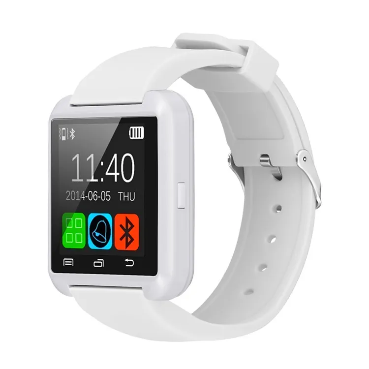 Bluetooth smart watch u8 smartwatches sem fio bluetooth tela de toque relógio de pulso inteligente com slot para cartão sim para android ios com caixa de varejo