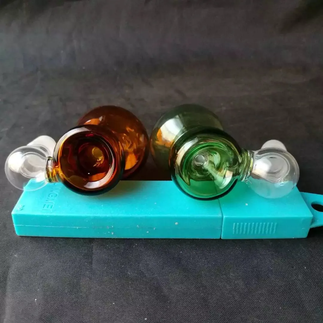 Adattatore plug-in zucca multicolore, bong in vetro all'ingrosso, tubi l'acqua in vetro con bruciatore a nafta, accessori tubi da fumo