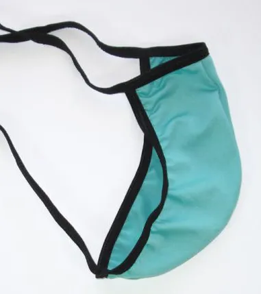 Mens String Thong G-String Pouch Low Rise String Soft Jersey Poly Spandex G709B Stretchy Zacht ondergoed