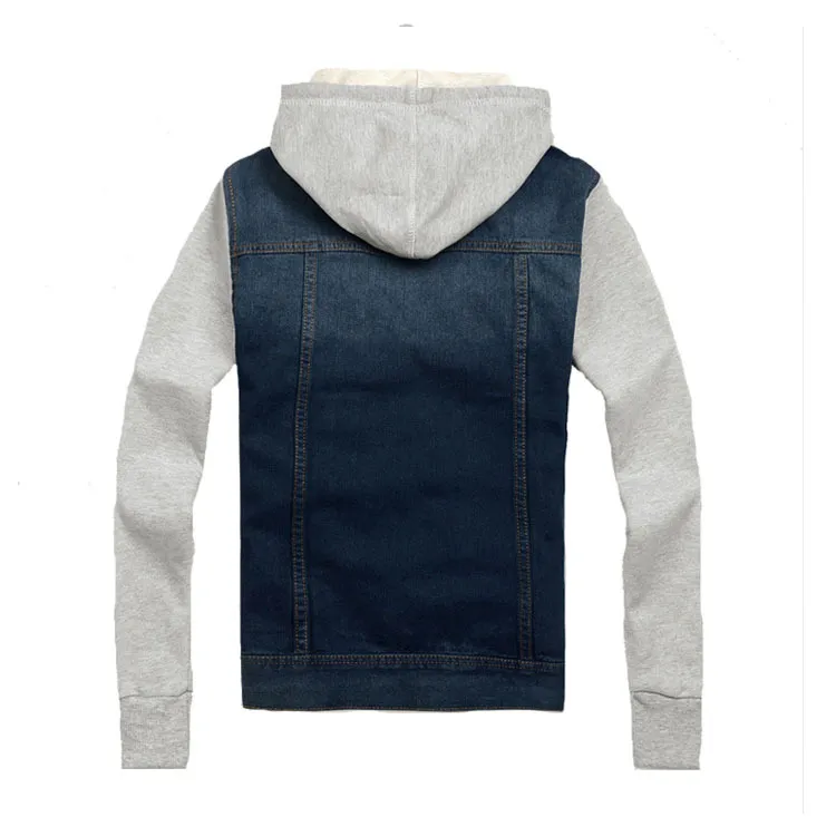 Wholesale New Arrive Autumn Men s Jacket Denim Hooded Jacket