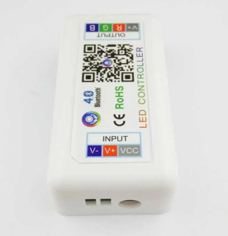 LED Music Bluetooth Controller DC1224V MAX 288W RGBW LED -styrenhet för fullfärgad LED -strip trådlös iOS Android App Control3782340
