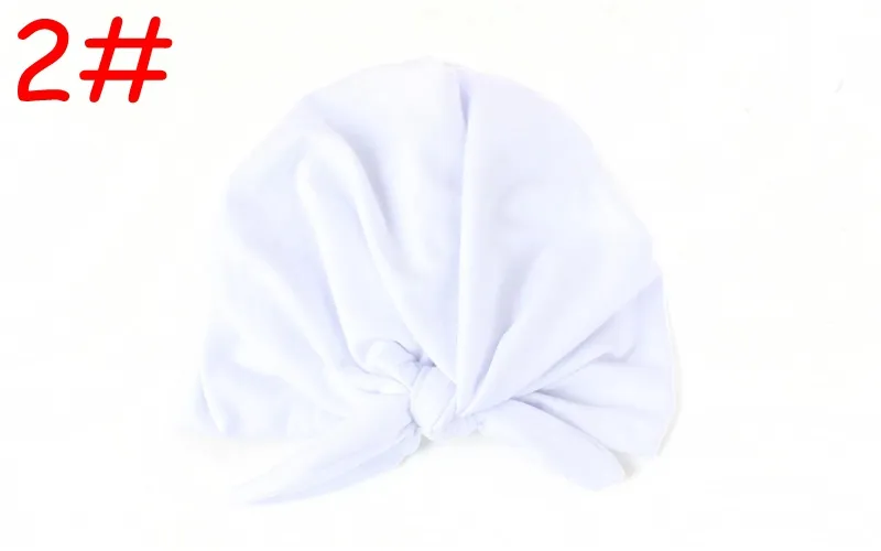 INS Baby Bow Chapéu Orelha Coelho Caps Europa Estilo Nó Turbante Cabeça Wraps Chapéus 10 Cores Infantis India Chapéus Crianças Gorro de Inverno