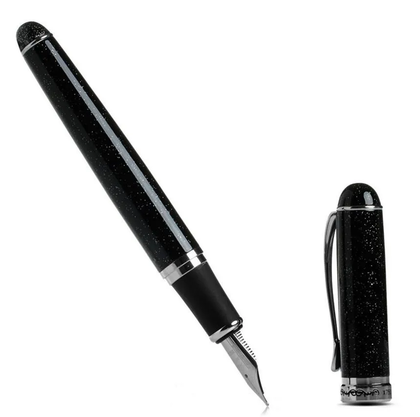 Wholesale Luxury JINHAO Black Shimmering Sand Black Ink Fountain Pen