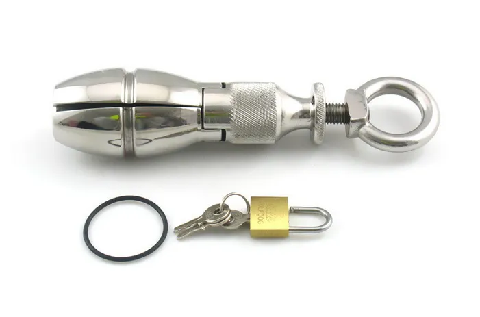 locking anal plug Anal Plug Arrival BDSM Stainless Steel Fetish... From Dgw168, $81.22