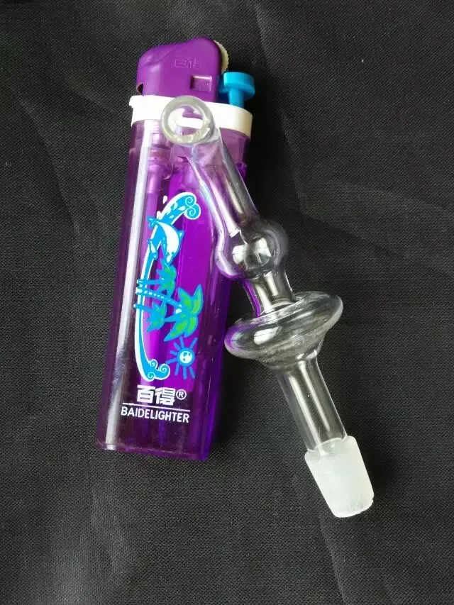 Acessórios para bongs de vidro com bocal em forma de guarda-chuva, tubos de vidro exclusivos para queimador de óleo, tubos de água, plataformas petrolíferas para fumar com conta-gotas