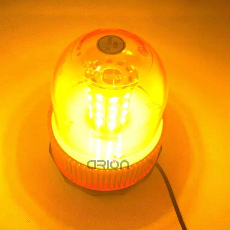 Barre Lumineuse LED Ambre 130cm - 10 Modes Clignotants, 12-24V, Étanche - Neuf