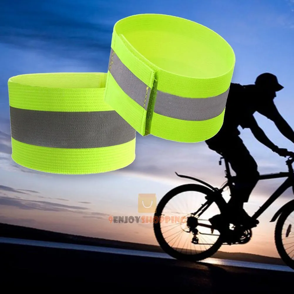 Ultralight Safety Reflective Warning Band Belt Arm Leg Straps for Outdoor Sports Accessories Night Cycling Protector Angel