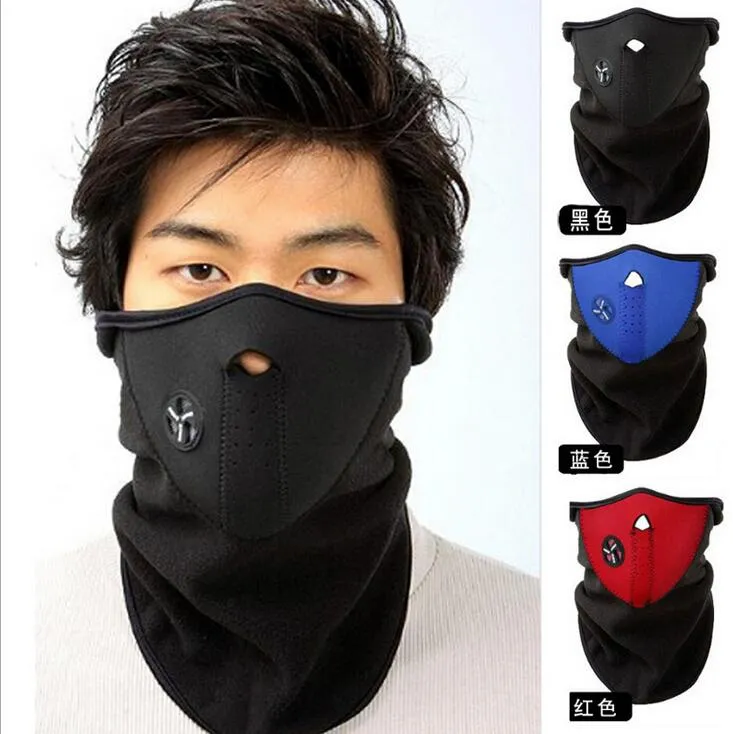 Neoprene Neck Half Face Ski Warmer Mask Outdoor Sports Masks Cycling Motorcycle mask Domire Unisex Dustproof Windproof Half Face Hood