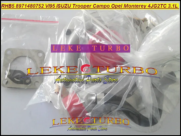 RHB5 8971480752 VI95 Turbine Turbo Fit For ISUZU Trooper Campo OPEL Monterey Jackaroo 3.1L 4JG2TC 4JBITC turbocharger (4)