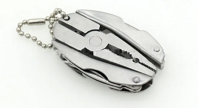 High Quality Portable Multi Function Folding Pocket Tools Plier Knife Keychain Screwdriver multi-purpose Combination Pliers LLFA