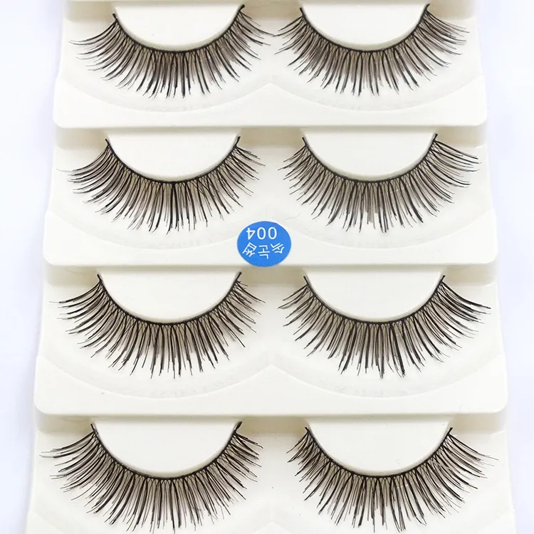 False Eyelashes Soft Long Messy Cross Thick 8 Styles 5 Pairs/Pack Beauty Tools Nautral 3D Handmade Lashes for Makeup
