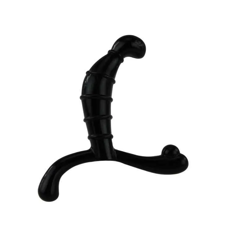 Anal Toys New Prostate Gland Care Handheld Massager Ribbed Toy for Men #T701