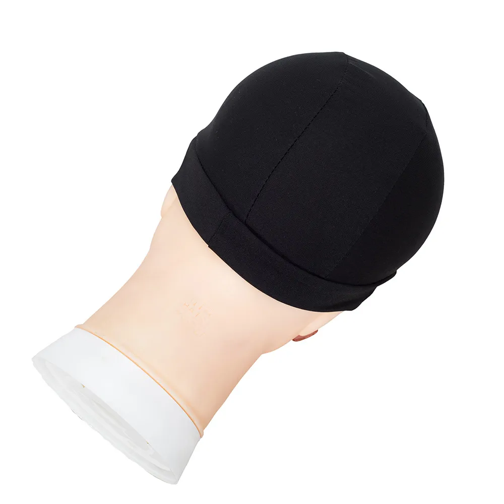 Caps de tecelagem Spandex Dome Wig Cap para fazer Wigs Black Weave Cap invisible Hair Net Nylon Stretch Wig Net Cap2311600