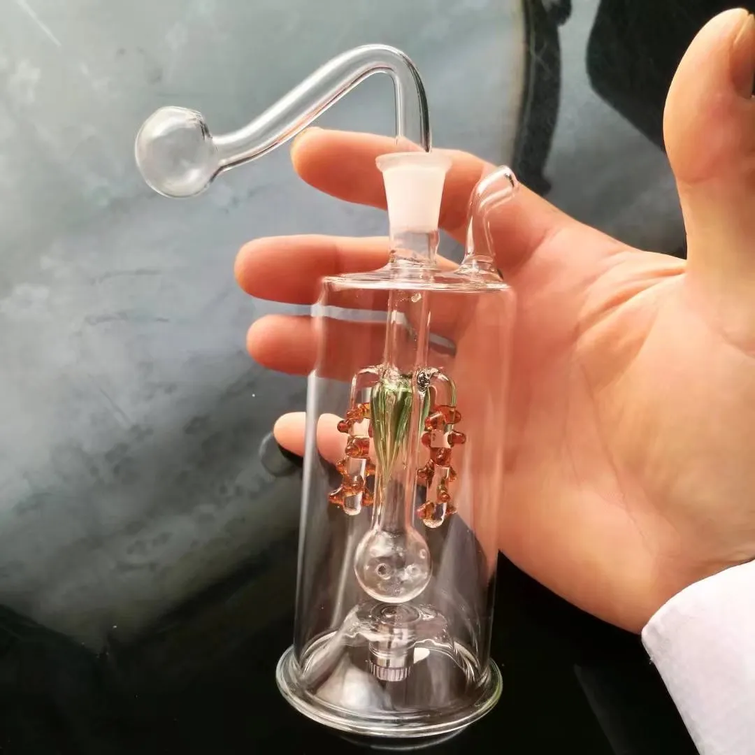 Accessori bong in vetro con meduse in vetro a quattro artigli, Tubi fumo colorati mini multi-colori Tubi tubi Miglior tubo in vetro cucchiai