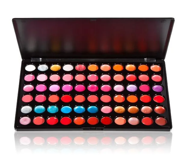 Professionell Lip Gloss Matte Flytande läppstift Vattentät Lipgloss Makeup Palette Långvarig Fuktgivande Sexiga Kvinnor