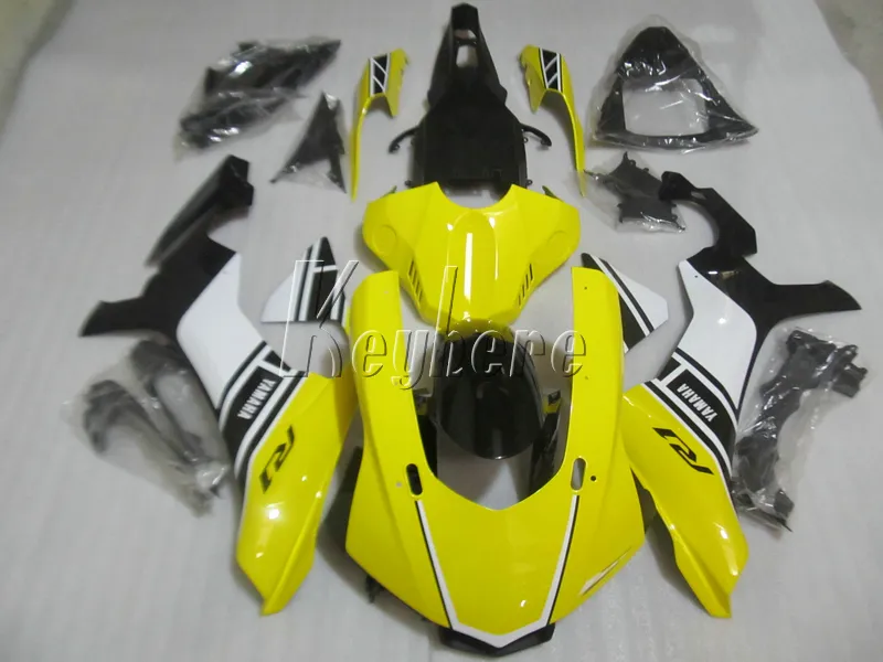 Spuitgietballen voor Yamaha YZF R1 09 10 11 12 13 14 Geel Zwart Motorfiets Fairing Kit YZFR1 2009-2014 OR23