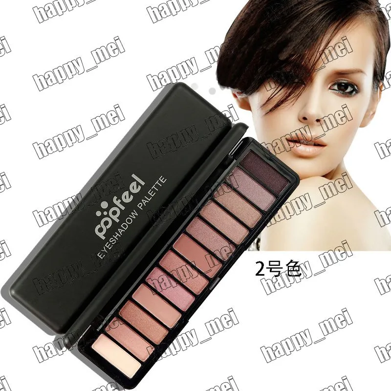 Frete Grátis Epacket New Maquiagem Eyes PopFeel 12 Colors Colors Syeshadow Palette!