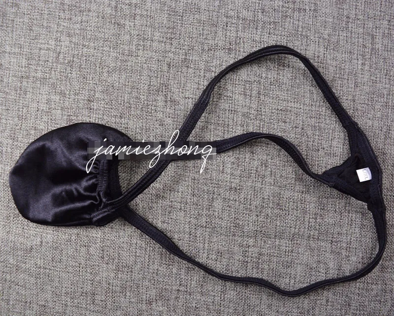 New Men G New Men G Satin Satin Remguglers String Thong Contoured Pouch318x