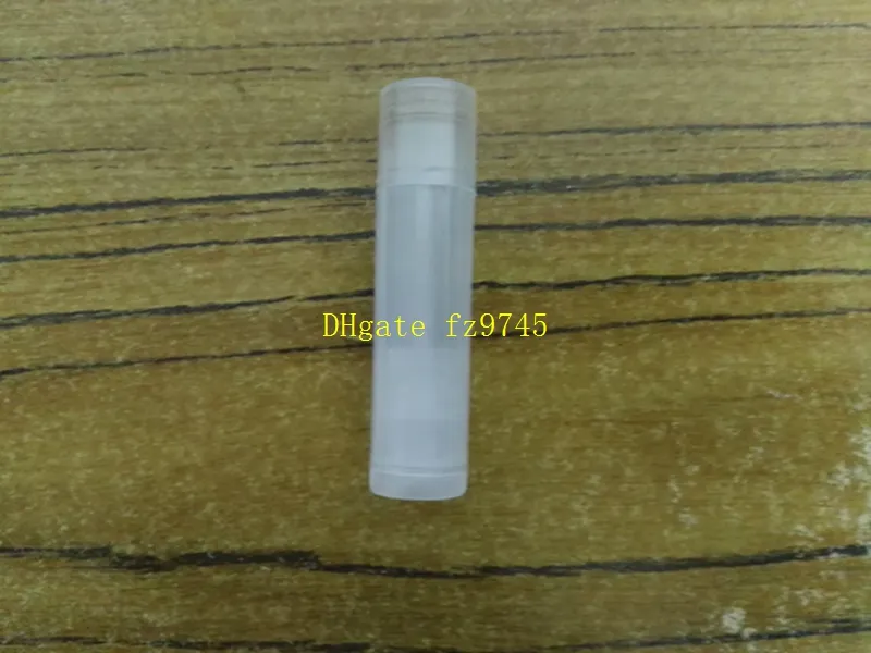 50 pz/lotto Vuoto tubo del rossetto bianco trasparente nero corful balsamo le labbra tubo 5g bottiglia del tubo del bastone del labbro