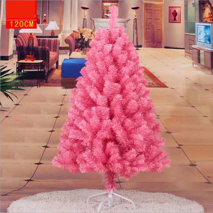 venda por atacado 60cm300cm novo natal natal decoração árvore simulação artificial árvores de natal estilo rosa árvores festa casamento material