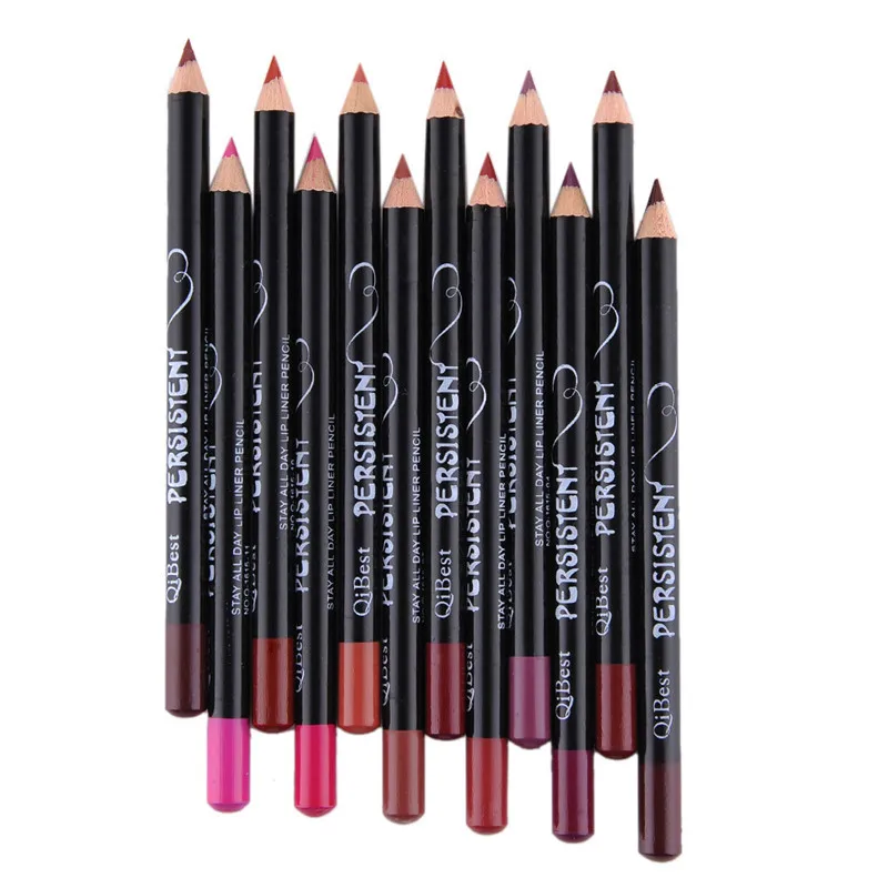 Crayon à lèvres multifonctionnel professionnel, longue durée, étanche, pour les yeux et les sourcils, maquillage cosmétique, stylos colorés