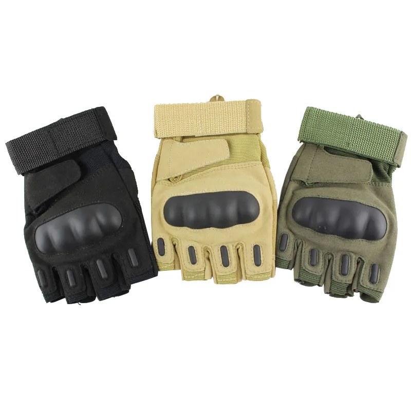 Tactical Half Finger Gloves Outdoor Sports Motocycle Cycling Gloves Paintball Airsoft Shooting Hunting NO08-054