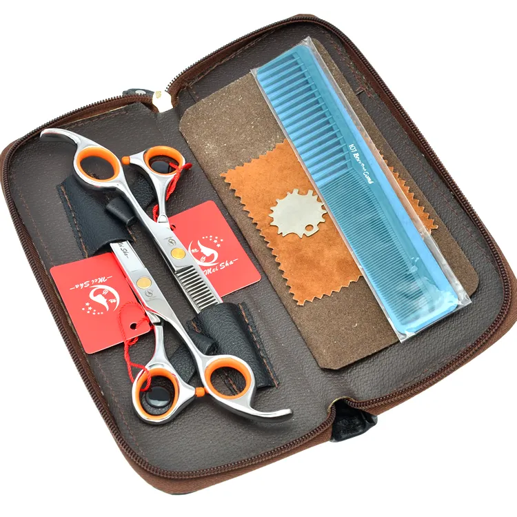 5.5Inch Meisha JP440C New Arrival Cutting Scissors & Thinning Scissors Hairdressing Scissors Set Barber Shears for Home use or Barber,HA0152