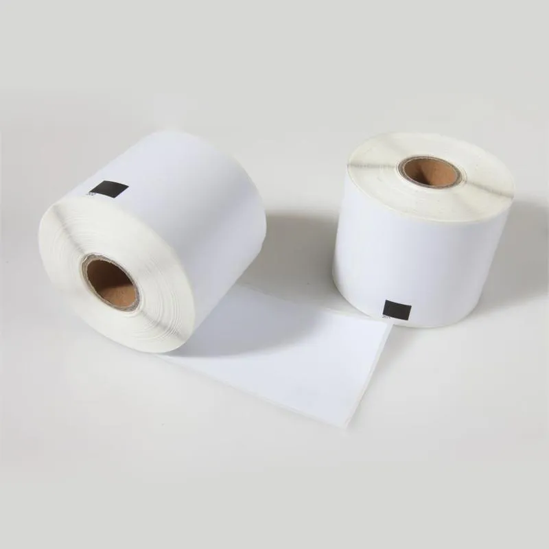 2 X Rolls Brother DK 11202 DK-11202 Etichette compatibili 62mm x 100mm ql 800 810 820 570 700 7110w 720nw 1050 1060n