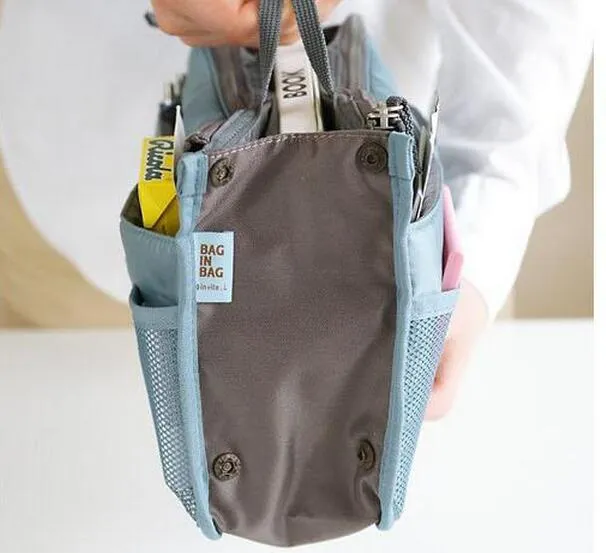 Universal Tidy Bag Cosmetic bag Organizer Pouch Tote Sundry Bag Home Storage Bags Travel Makeup Insert Handbag