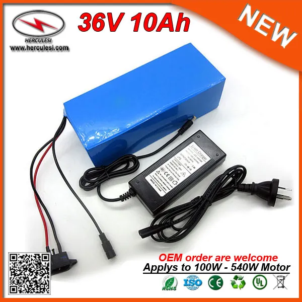Rechargeable shop bike battery