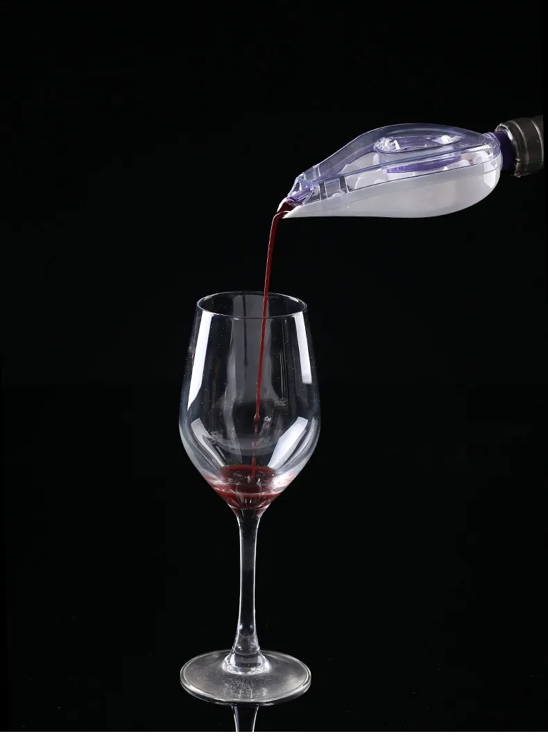 Dekanter wina Magic Dekanter Wine Wino Szybki aerator polać dziobek mini podróżowanie wina filtru wlotowe wlot o 02678518693