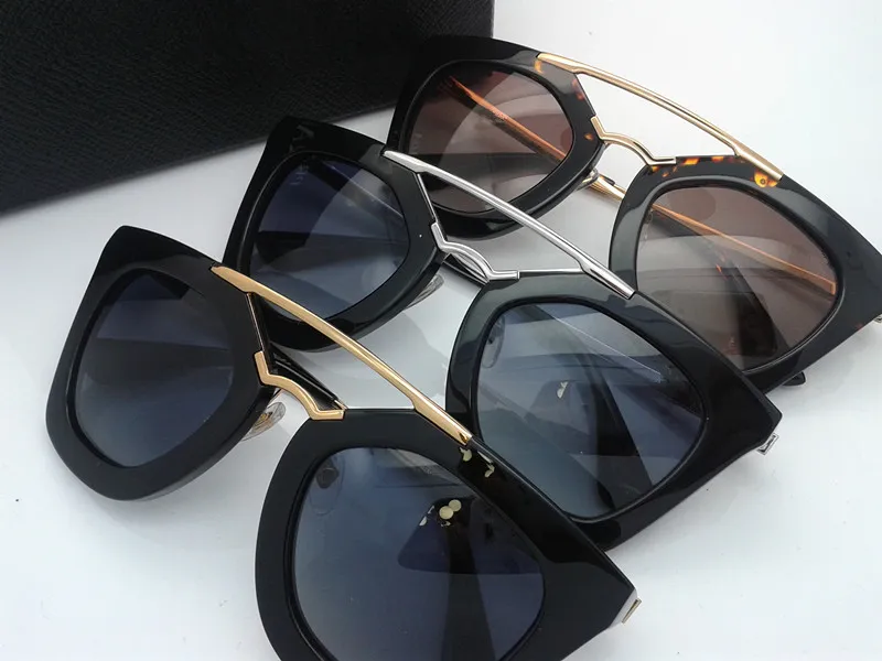 Luxury 09Q designer sunglasses UV Protection Lens Women Acetate Fashion Retro Sunglass With Case Frame Oculos De Sol Masculino Feminino