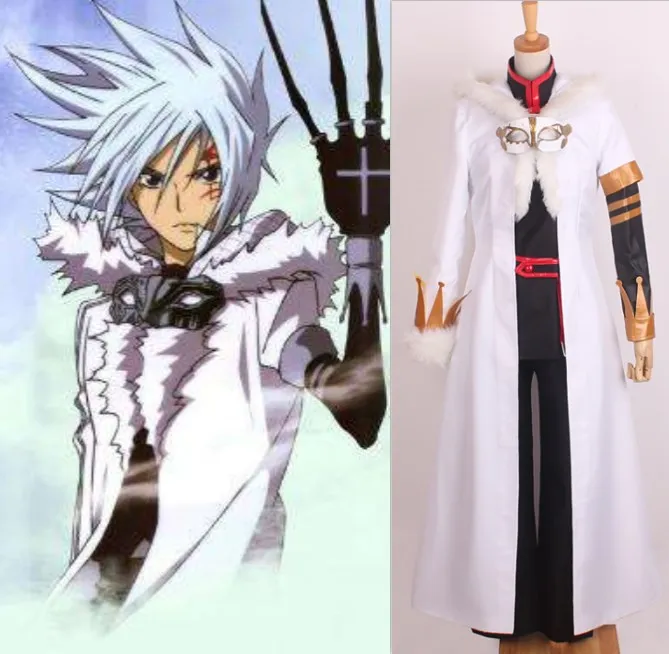 D.Gray-Man Hallow Taç Palyaço Allen Walker Kıyafet Cosplay Cadılar Bayramı Kostümleri