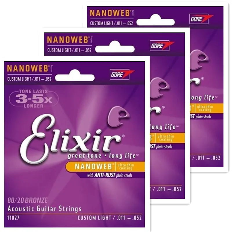 Wholesale Elixir Strings 11027 011 052 Acoustic Guitar Strings Elixir