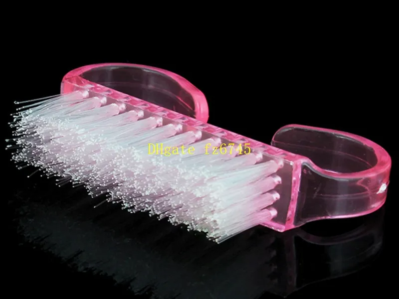 Nail Art Cleaning Dust Brush, Plastic Remove Dust Small Angle Clean,Soft Manicure Pedicure Tool