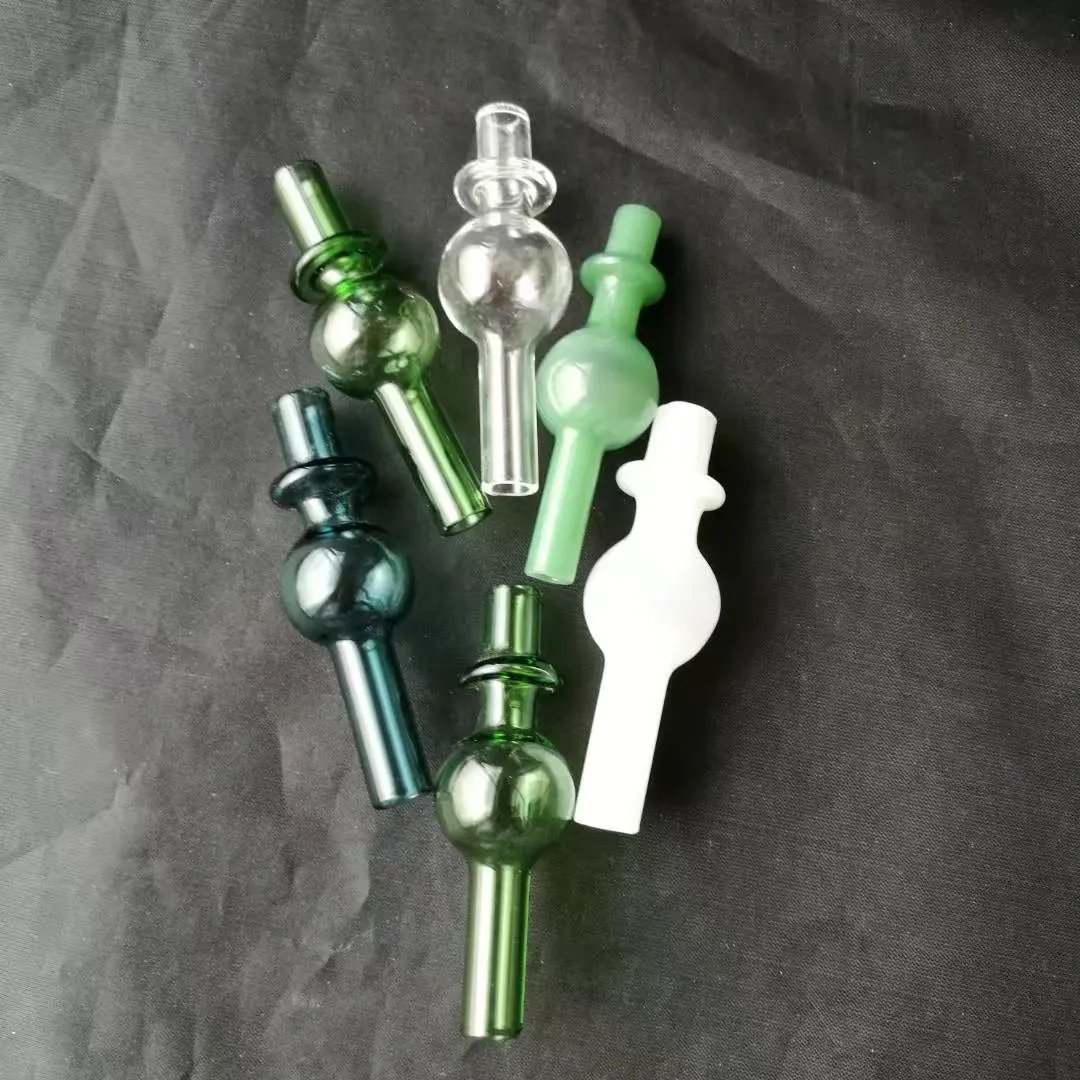 Accessori tubi in vetro zucca multicolore, tubi dell'acqua bong in vetro narghilè due funzioni bong in vetro piattaforme petrolifere