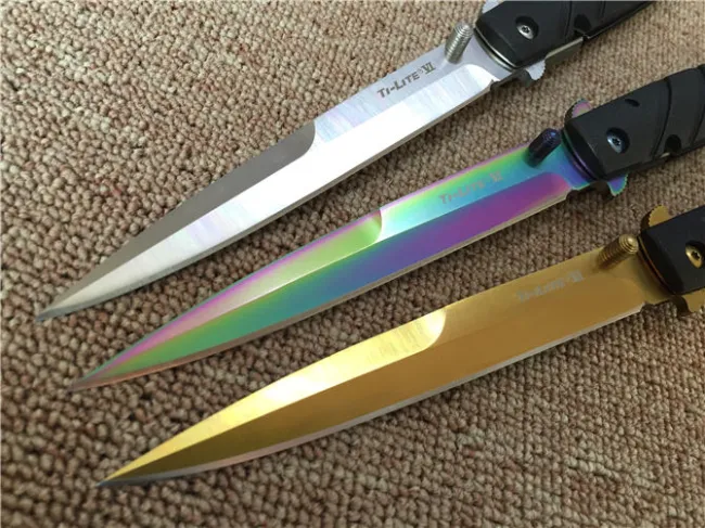 Kallstål Ti-Lite 26SXP Tactical Knife Outdoor Camping Jakt Survival Knife Som en present till Vänner EDC Tool