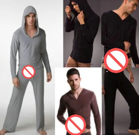 High Quality Men Sexy Lingerie Loungewear See Pouch Bulge Lounge